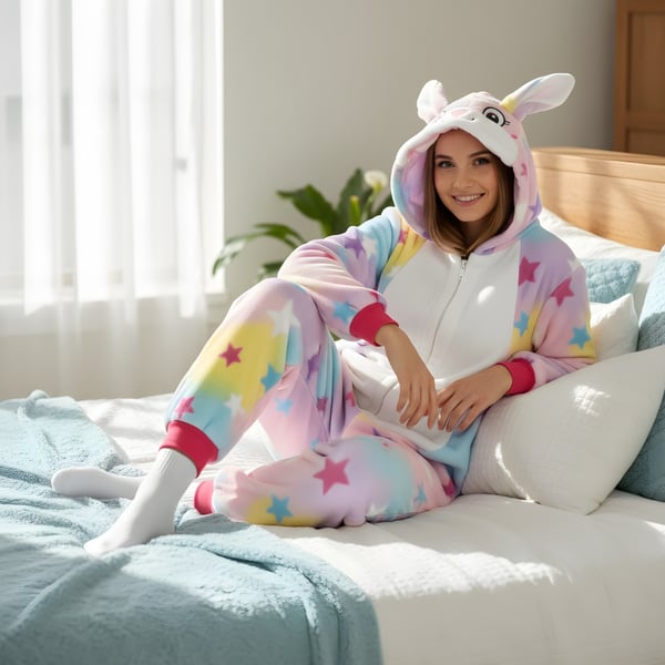 Onesie Kigurumi Pyjamas kostume kanin XXL: 185 - 195 cm