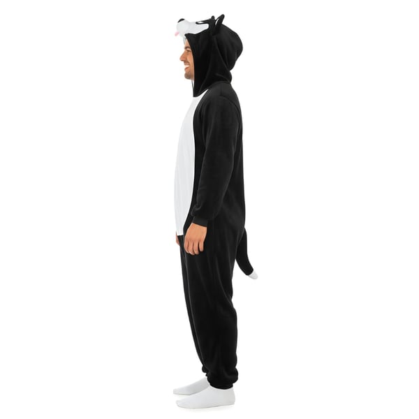 Kigurumi Pyjamas Kostume Sort Husky XXL: 185 - 195cm