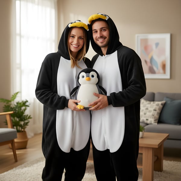 Kigurumi-pyjamaskostume pingvin M: 155-165 cm