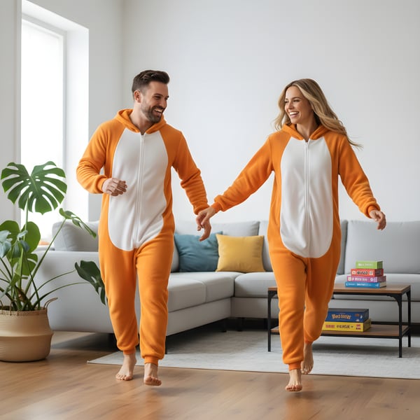 Pyjamas Onesie Kigurumi Kostume Pokemon Charmander Kostume M: 155-165cm
