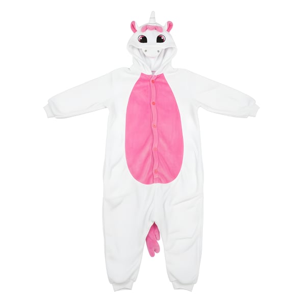 Kigurumi Onesie Pyjamas Kostume Pink Enhjørning Børn 95-105cm