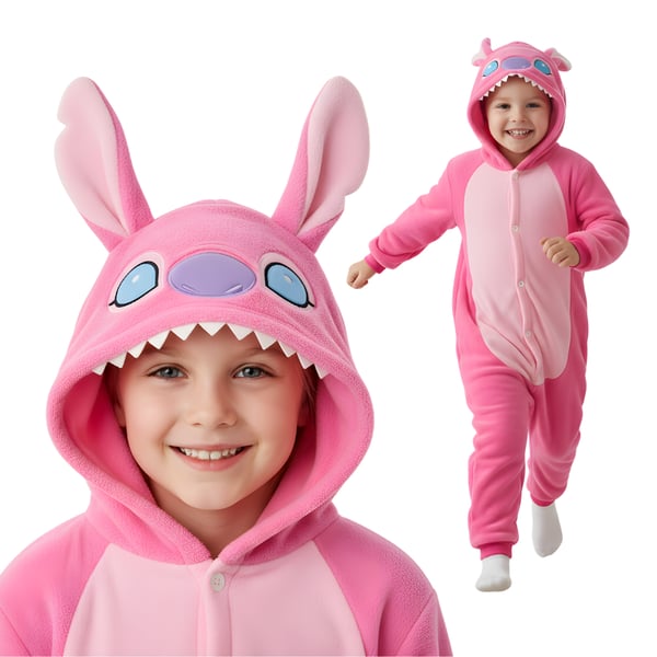 Kigurumi-pyjamas för barn, 95-105 cm, Stitch