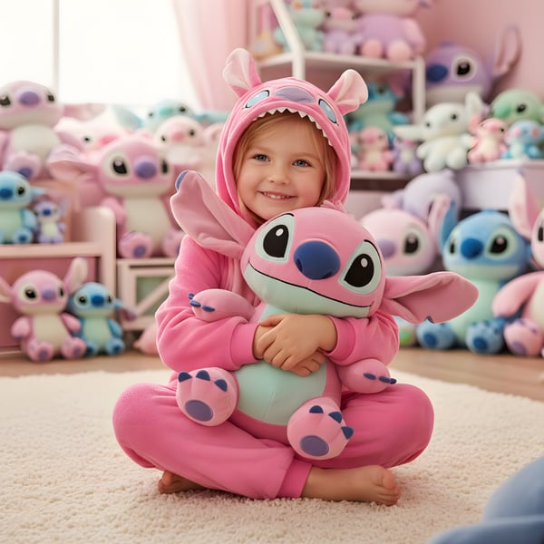 Kigurumi-pyjamas för barn, 95-105 cm, Stitch