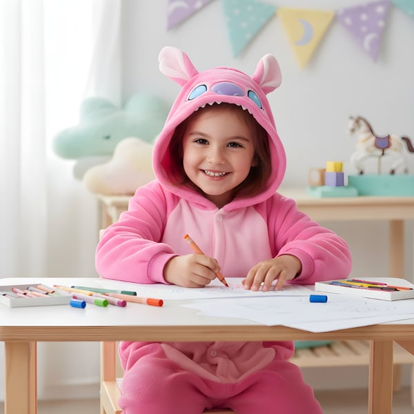 Kigurumi-pyjamas med søm, 135-145 cm