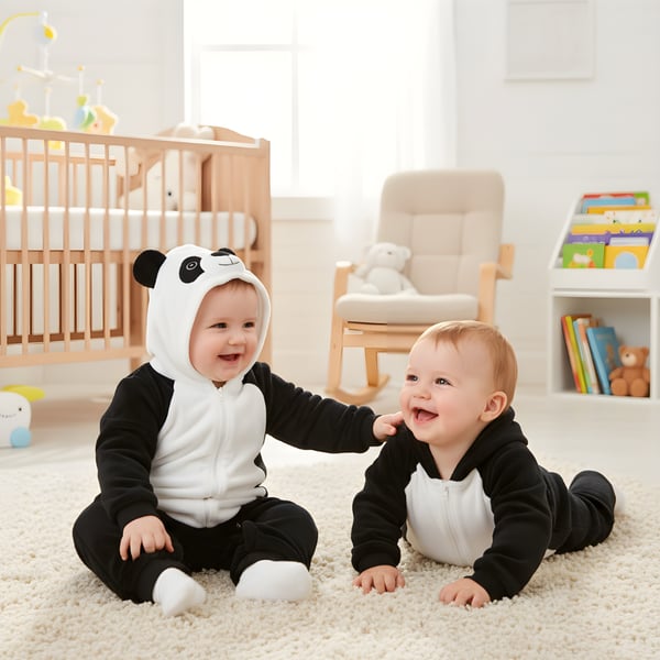 Onesie-pyjama-asu Panda Baby 70: 68-76 cm