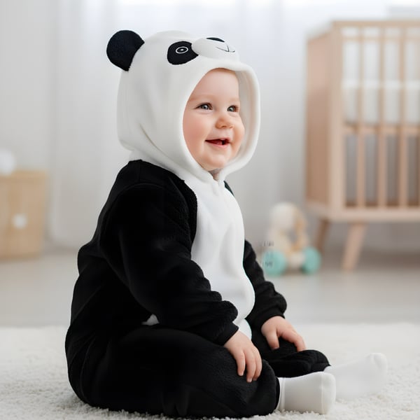 Onesie-pyjama-asu Panda Baby 70: 68-76 cm