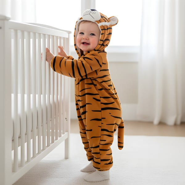 Onesie-pyjama, naamiaisasu, yöasut, Baby Tigger 90: 78-86 cm