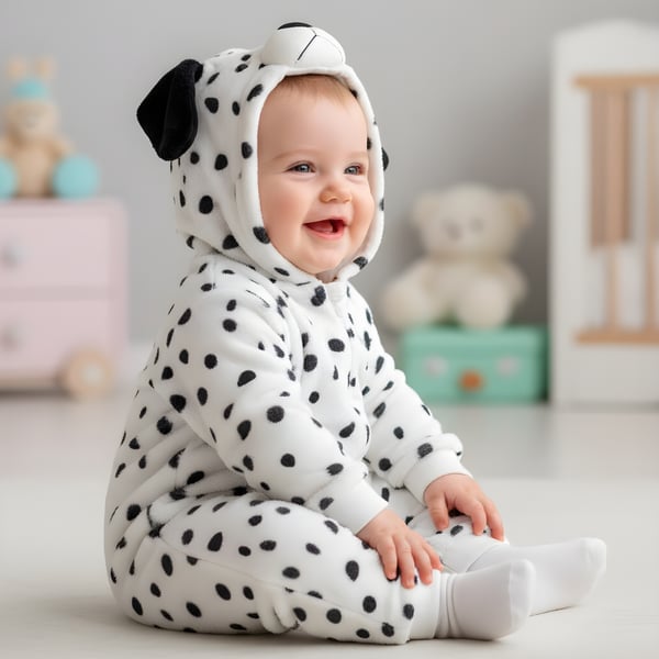 Pyjamas med hundförklädnad, baby, 120 cm, 95-105 cm