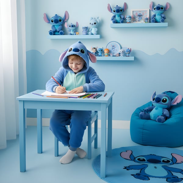 Lilo & Stitch Onesie Kigurumi Pyjamaskostume 135-145cm
