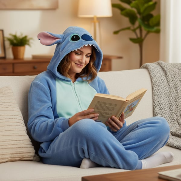 Onesie Kigurumi Pyjamas kostume Lilo & Stitch XXL: 185 - 195 cm