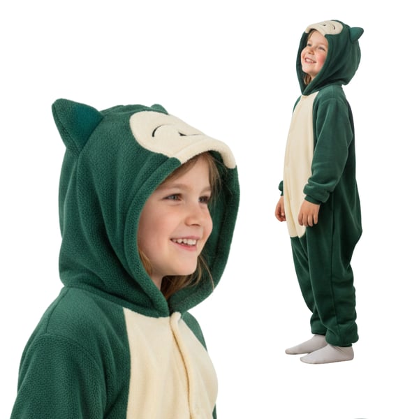 Onesie Kigurumi Pyjama -asu Pokemon Snorlax lapsille 95-105 cm