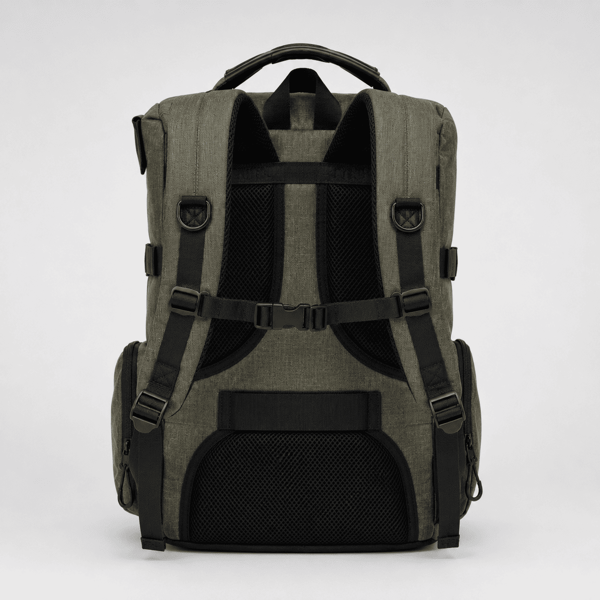 To-rums Urban skolerygsæk Premium Armygrøn 35x44x17 cm