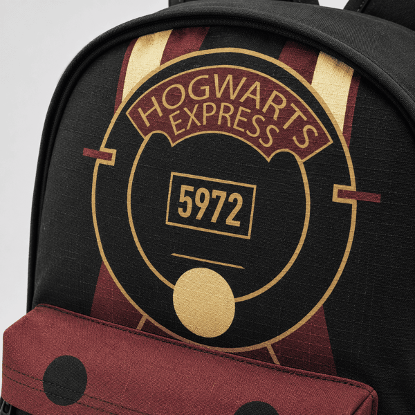 Harry Potter Express skol- och arbetsryggsäck, rymlig 31x44x18 cm