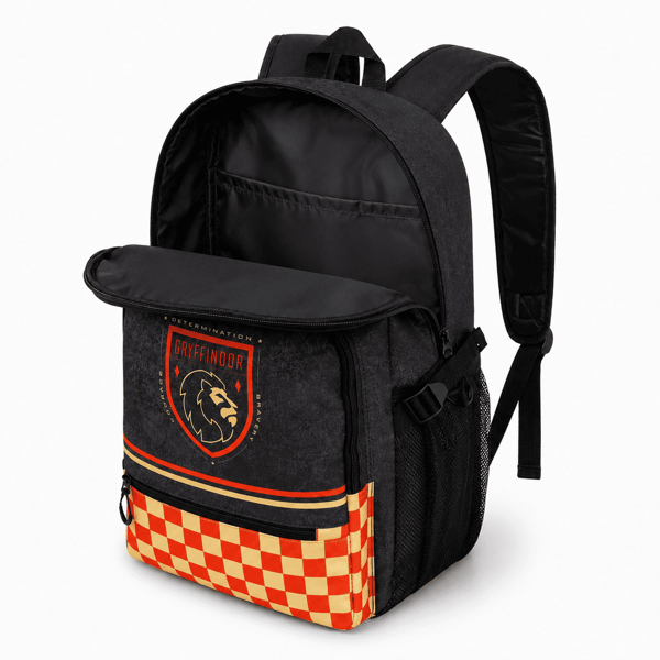 Harry Potter Gryffindor musta kaksilokeroinen koulureppu 31x44x18cm