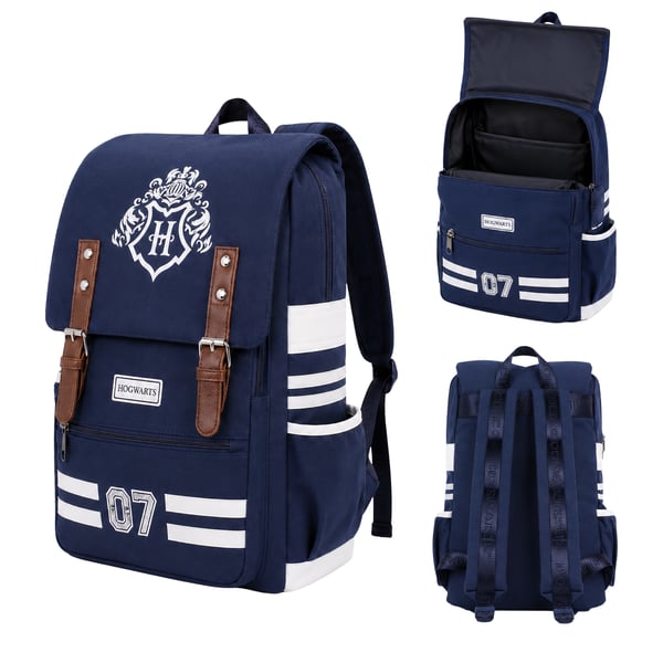 Oxford Harry Potter Academy skolryggsæk marineblå 29x40x14cm