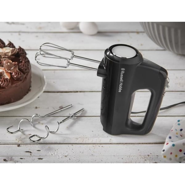 Blandare - RUSSELL HOBBS - Mattsvart 24672-56 - 350 W - 5 hastigheter + Turbo - Mattsvart
