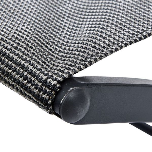 Set med 2 Modulo stolar grå aluminium struktur Wilsa Garden