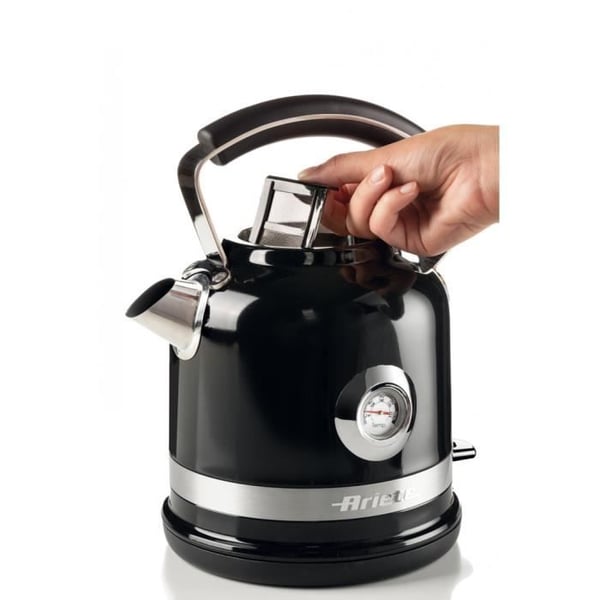 Vattenkokare - Ariete - 2854SVART - 1,7L - Svart - Extern tryckmätare