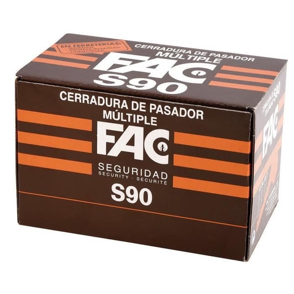 Lås - S 90 - Lackad - Cylindern 70 mm - Antinbrottssystem