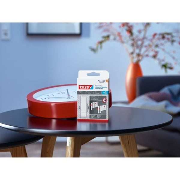 TESA självhäftande flikar - För tapeter & gips - Stöd belastning: 1 Kg