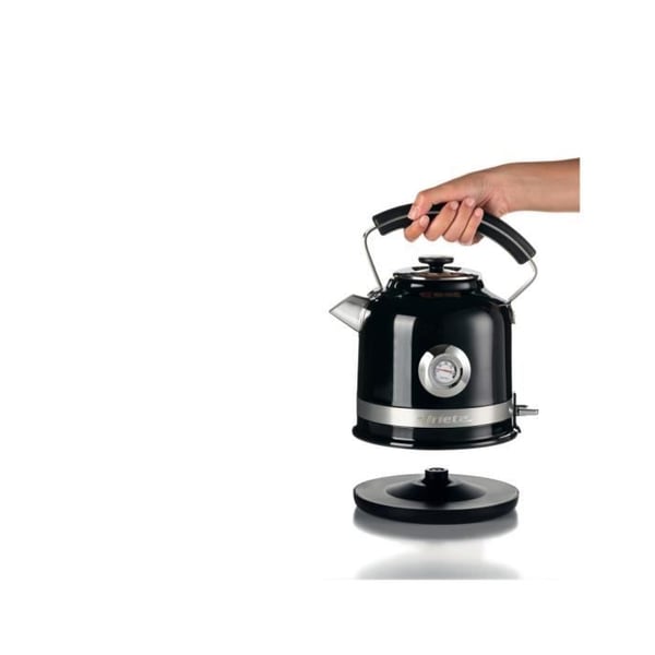 Vattenkokare - Ariete - 2854SVART - 1,7L - Svart - Extern tryckmätare