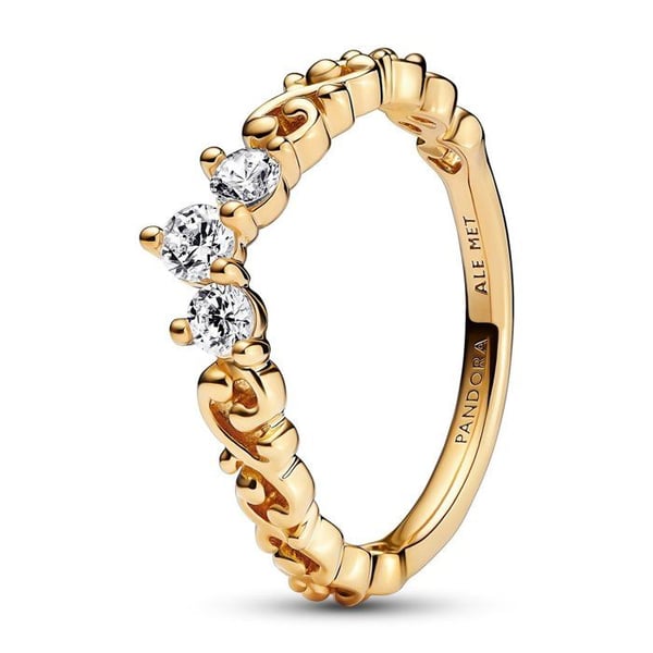 Ring - PANDORA - 162232C01 - Guld - Zirkoniumoxid - Storlek 52