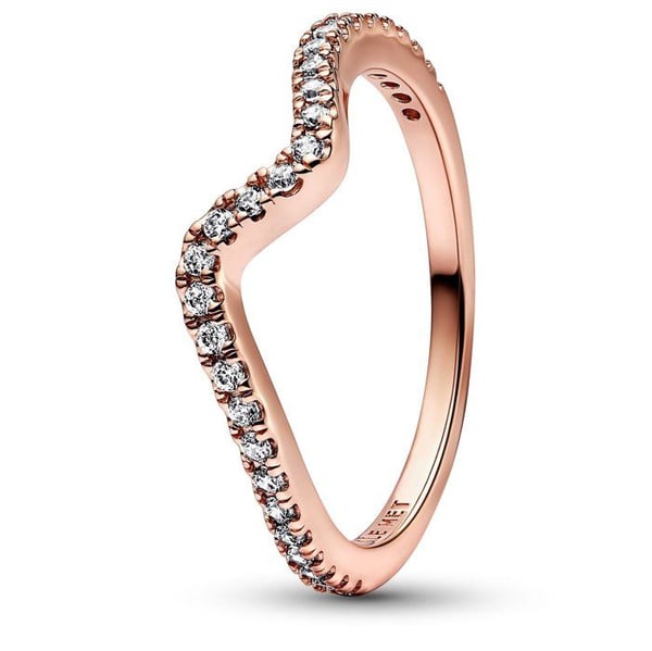 Ring - Kvinna - 182539C01 - Roséguld - Zirkonia - Hårt armband