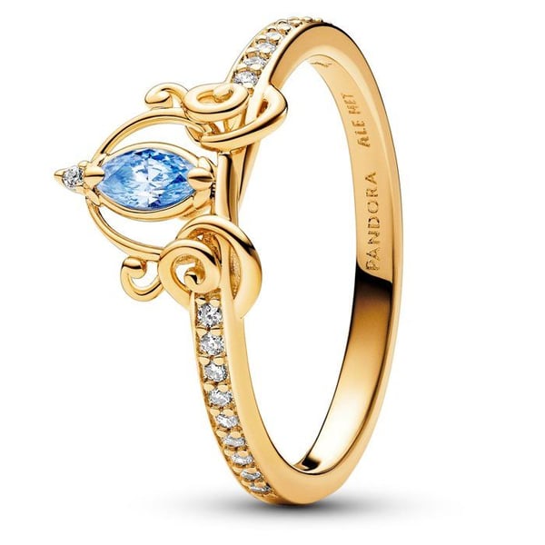 Ring Dam - PANDORA - 163059C01-56 - Guld - Zirkoniumoxid - Storlek 56