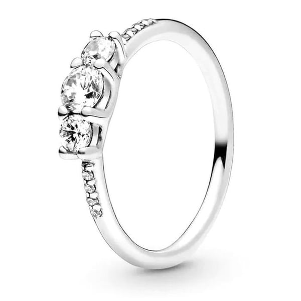 Ring Kvinna - 196242CZ - Silver 925 - Zirkonia - Storlek 52 - Färg Silver