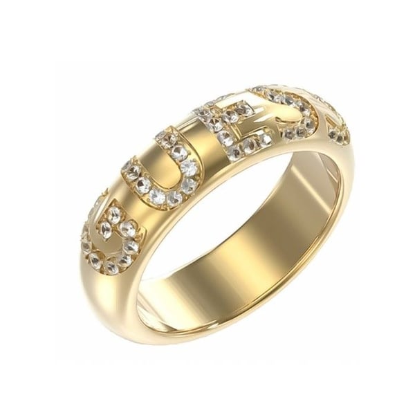GUESS Ring i Guldstål för Kvinna