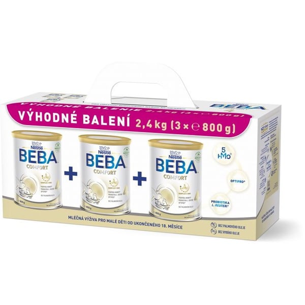 BEBA COMFORT 4, 5 HMO (3 × 800 g)