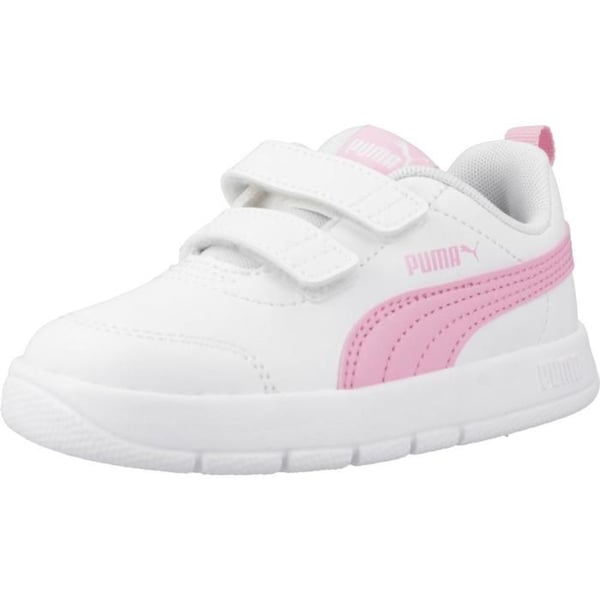 Tjejskor Puma Courtflex V3 V Inf - Färg Vit
