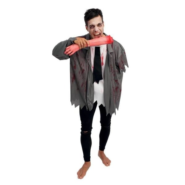 Zombieutklädnad vuxen - PTIT CLOWN - P'tit Clown - avbrutet arm - en storlek - lätt