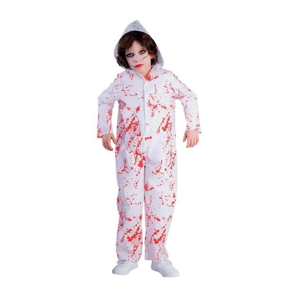 Halloweenkostym Barn - LITEN CLOWN - Blodig Förklädnad Overall - Lätt - Bekväm - Polyester