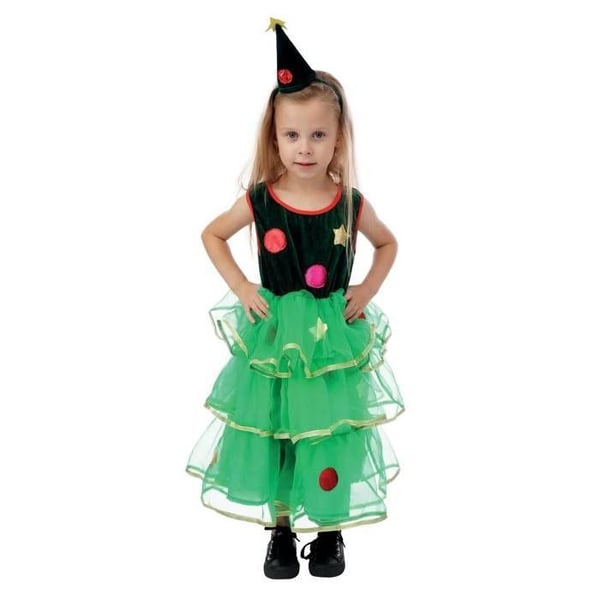 Julgran Kostym - PTIT CLOWN - PTIT CLOWN - Klänning och diadem - Polyester (tyll) - Grön, från 3 år