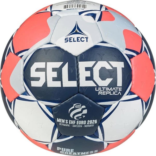 HANDBOLLSBOLL REPLIK EHF EURO HERRAR V26 T3 Select Storlek 3 HANDBOLLSBOLL REPLIK EHF EURO HERRAR V26 T3 Select Storlek 3
