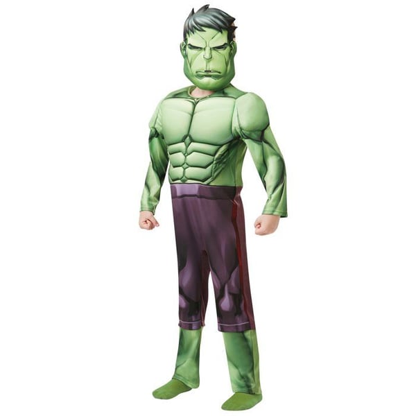 LUXUÖST HULK KOSTYM MED FYLLNING FÖR POJKAR 3/4 ÅR Grön, Anis, Mynta, Vatten