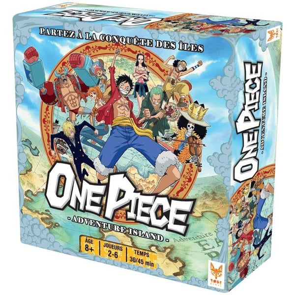 ONE PIECE - ÄVENTYRSÖN - Sällskapsspel - TOPI GAMES - 2 till 6 spelare - Från 8 år