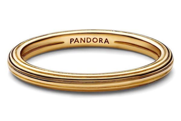 Ring - PANDORA - 169591C00-54 - Guld - Guldpläterad - Kvinna