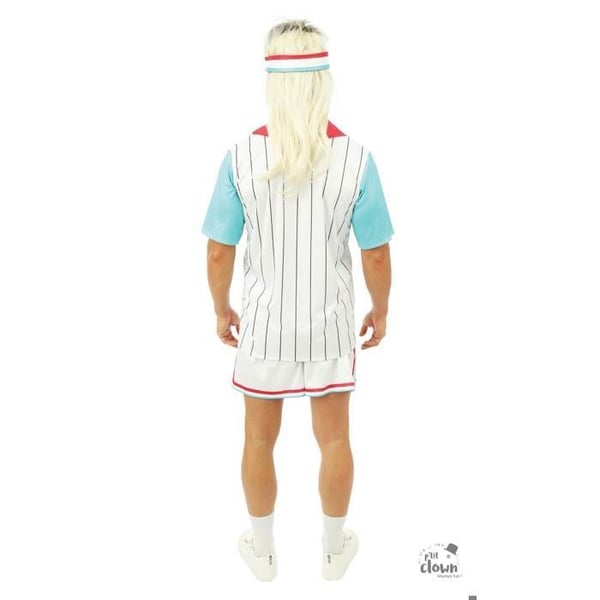 Kostym - LITEN CLOWN - Tennis spelare - Vit - Polyester - Lätt och bekväm