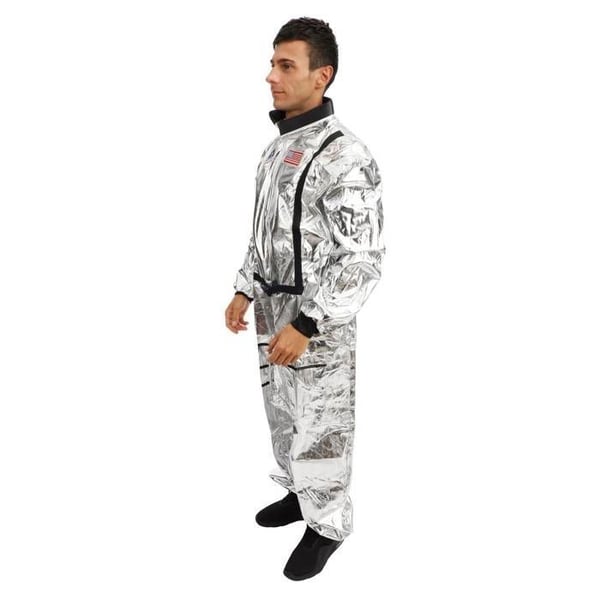 Astronautdräkt - PTIT CLOWN - Vuxen Astronaut - Grå - Lätt och bekväm - Polyester