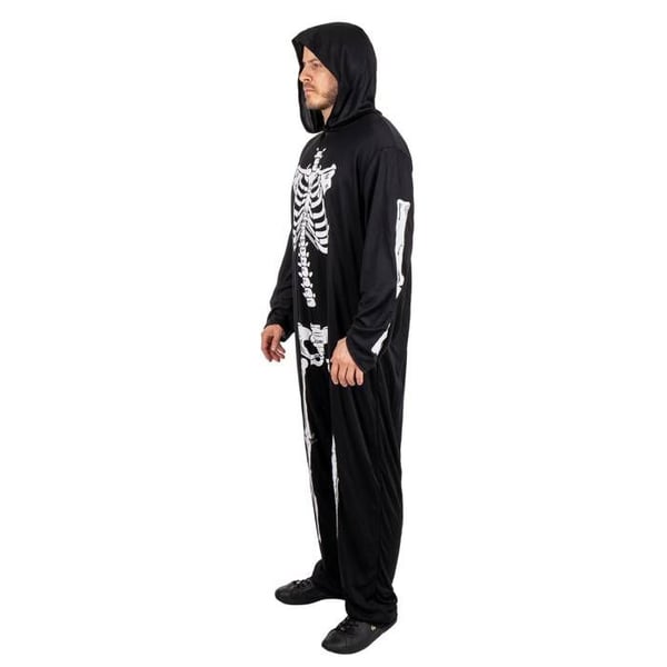 Skelettdräkt Vuxen - PTIT CLOWN - Halloweenkostym - Lätt - Bekväm - Polyester