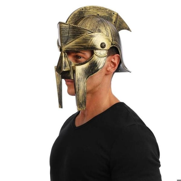 Gladiatorhjälm - PTIT CLOWN - 21082 - Svart - Vuxen unisex - Karneval/Halloween kostym