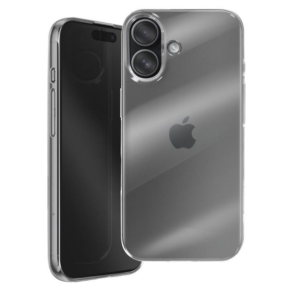 Fodral för iPhone 17 - TACTICAL - Transparent - Silikongel - Ultra-Tunn - Qi-kompatibel
