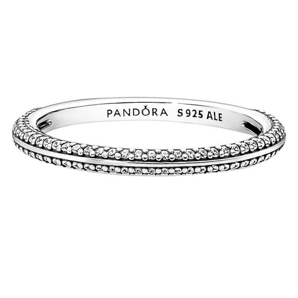 Damring - PANDORA - 199679C01 - 925 sterling silver - Zirkoniumoxid - Storlek 50
