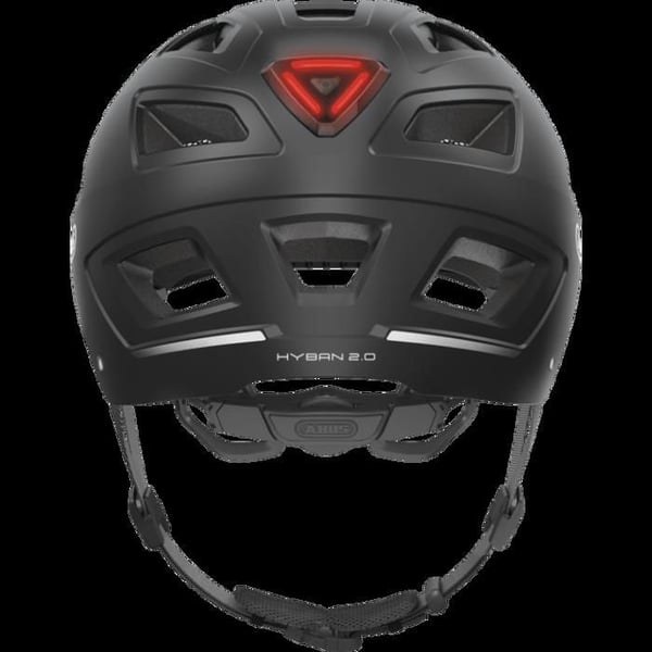 Cykelhjälm - ABUS - HYBAN 2.0 - ABS-skal - Reflexer - Inbyggd LED-lampa