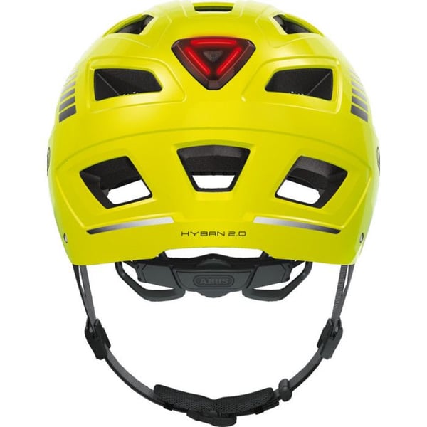 Cykelhjälm - ABUS - HYBAN 2.0 - Gul - Lätt - Förstärkt skydd