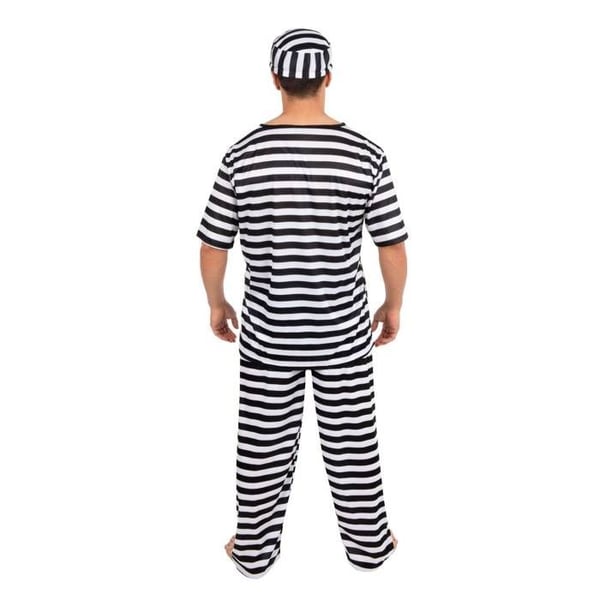 Kostym - LITEN CLOWN - Fångad vuxen - Polyester - Topp, byxor, mössa - Lätt och bekväm