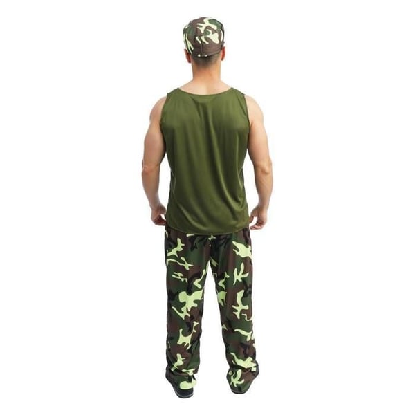 Militärdräkt - LITEN CLOWN - Militärdräkt DDay Man - Beige - Polyester - Lätt och bekväm