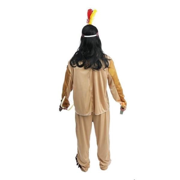Kostym - LITEN CLOWN - LITEN CLOWN - Beige - Vuxen 14+ - Topp, byxor, huvudband